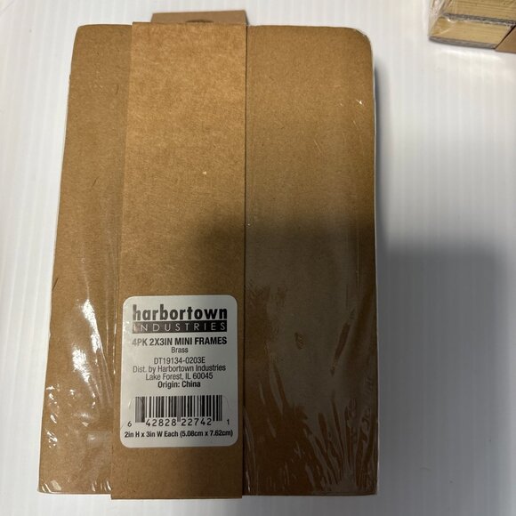 Harbortown 4pk 2"x3" Soft Linear Profile Mini Picture Frames - Picture 3 of 4